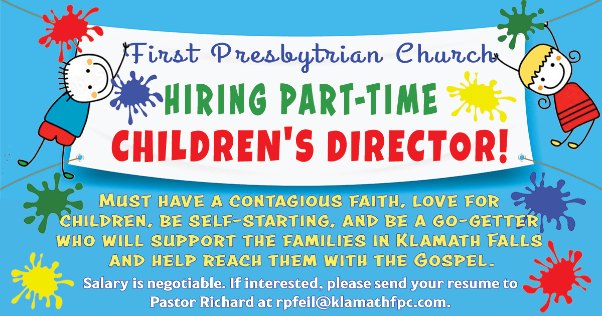 Featured image for “Now Hiring Part-Time Children’s Director”