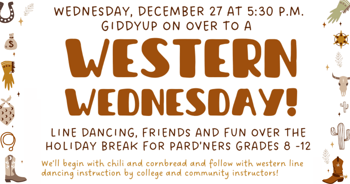 Featured image for “Youth Group | Western Wednesday | December 27, 2023”